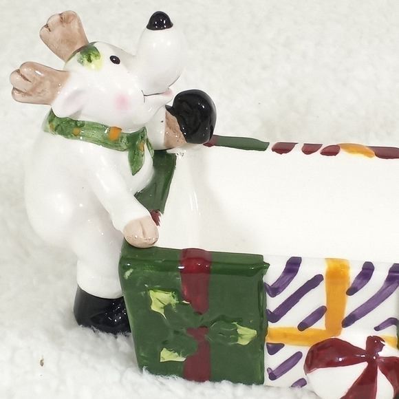 Royal Doulton Candy Cracker Santa Clause Serving Dish - Picture 8 of 10